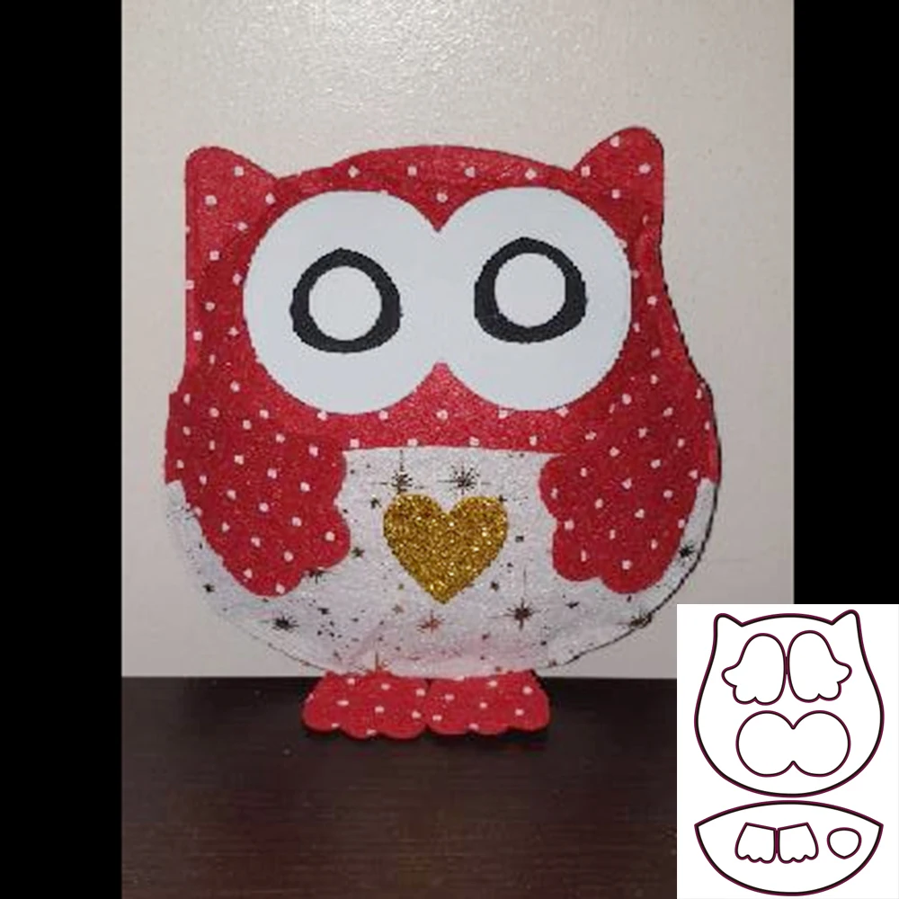 

New Large Owl metal cutting die mould scrapbook decoration embossed photo album decoration card making DIY handicrafts