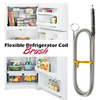 

90cm/155cm Long Flexible Refrigerator Scrub Brush Fridge Cleaning Tool