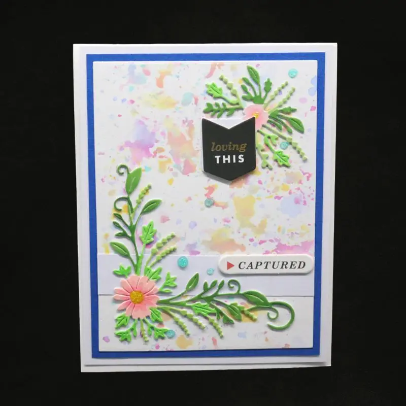 

Flower Metal Cutting Dies Stencil DIY Scrapbooking Album Stamp Paper Card Embossing Crafts Decor