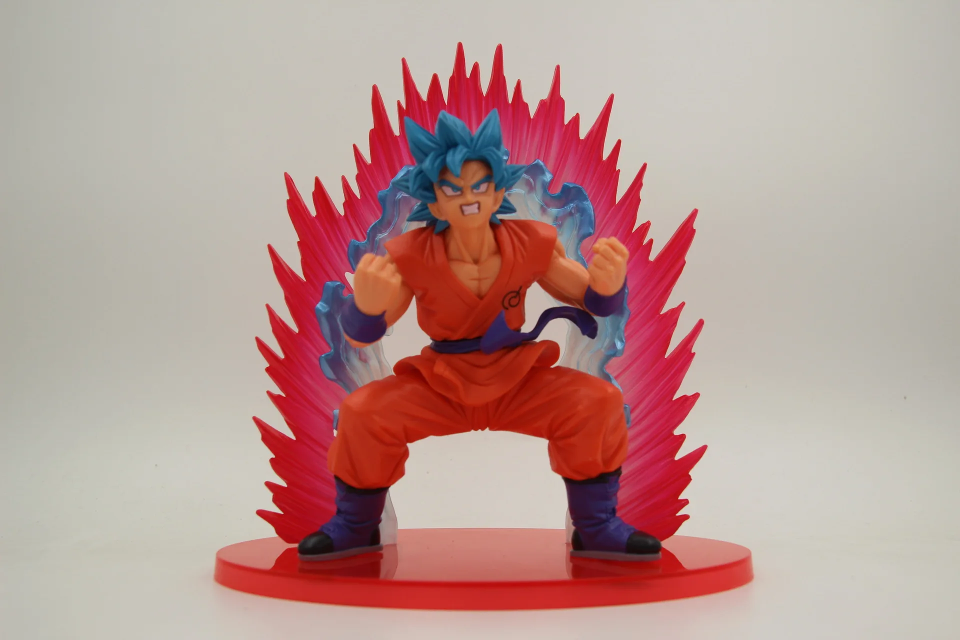 

Dragon Ball Super Saiyan People Blue-Haired Sun Wukong Super God Technology Transfer Effects King Punch Boxed Garage Kit