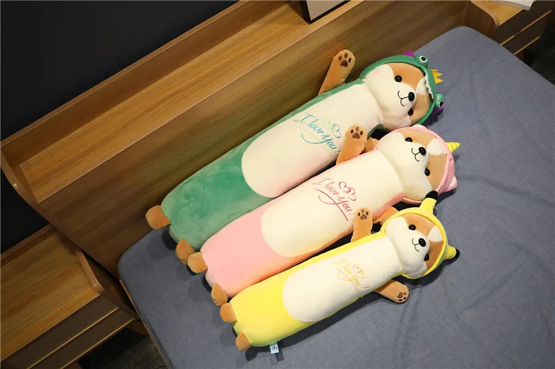 70-110 см гигантская подушка в виде животного Kawaii Crogi Косплей олень, динозавр, Пикачу и Единорог Мягкие плюшевые игрушки высокого качества на день рождения для детей