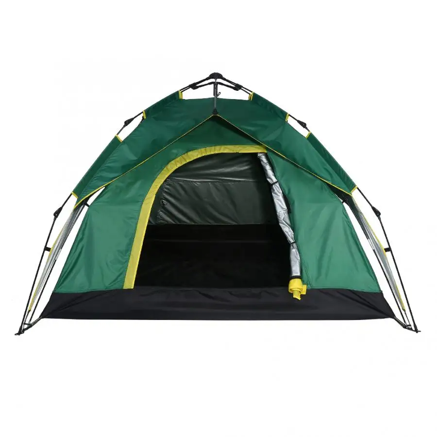 3-4 человек палатка Водонепроницаемый палатка Автоматическая быстрооткрытая двухслойная гидравлическая палатка для кемпинга Туристическое оборудование