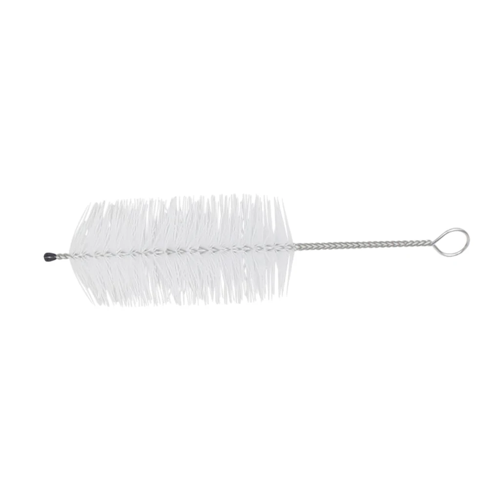 White Trumpet Mouthpiece Cleaning Brush Mouthpiece Cleaner Nylon Brush