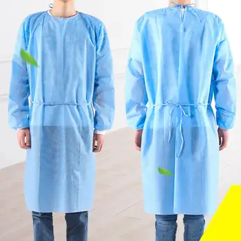 

10pcs four-colors Disposable Isolation Clothes Non-woven Dust-proof Green Security Protection Suit Surgical Suit Isolation Set