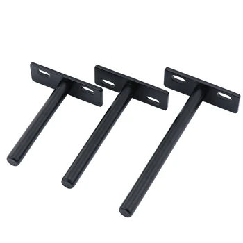 

10PCS 3"4"5" Folding Shelf Support Bracket Hidden Floating Wall Shelf Support Brackets for Heavy Duty Bracket