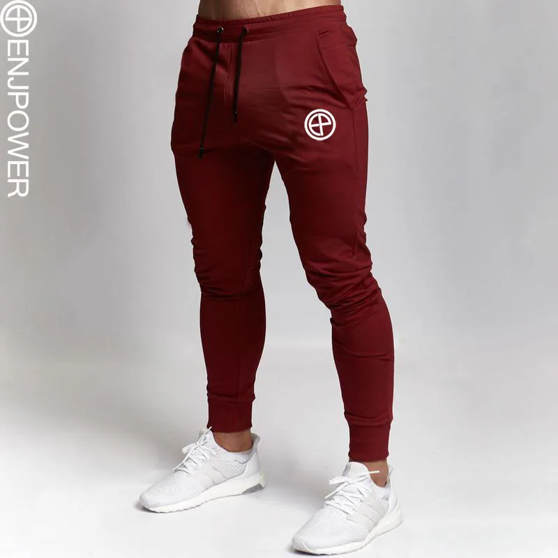 

2019 Athletic Pants Men's Running Trousers Fitness Football Training Pants Europe And America Slim Fit Casual Athletic Pants Ski