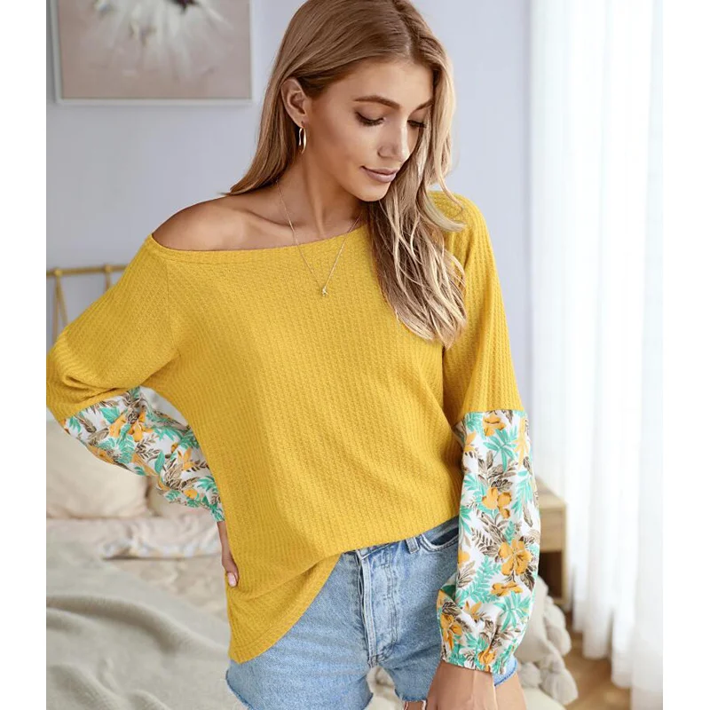 

2020 Hot Fashion Women Casual Loose Long Sleeve T-Shirt Autumn Cotton Solid Slim T Shirt Plus Size Candy Colors T Shirts CL666