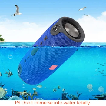 

Portable Bluetooth Speaker Outdoor Waterproof Stereo Column Wireless Speakers With Mic FM Radio MP3 Bass Sound Box Dropshipping