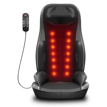 

Vibrating Electric Cervical Neck Back Body Cushion Massage Chair Massage Muscle Stimulator with Heating Device