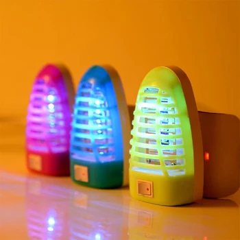 

Electric Mosquito killer Lamp EU Plug 220V Socket LED Insect Repeller Killer Fly trap Bug Night Housefly For Baby