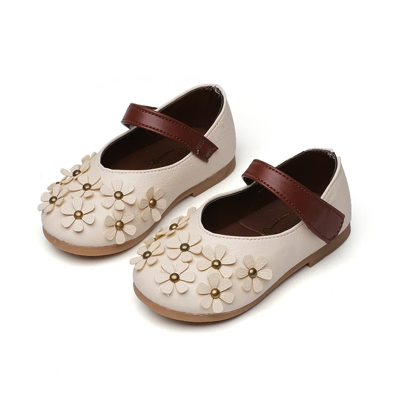 

2020 Spring Girls Shoes Flower Flat