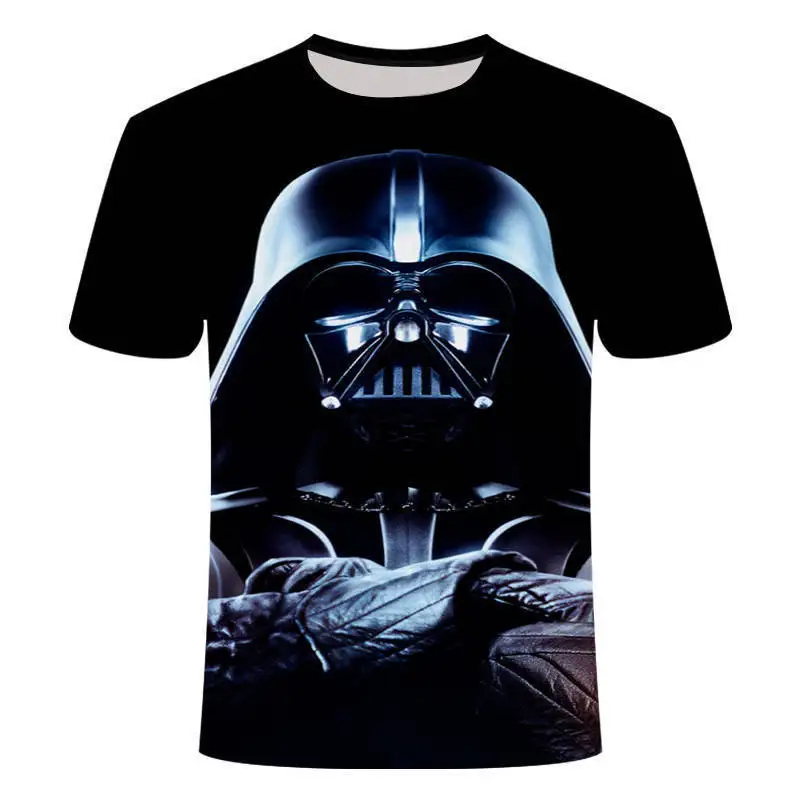 

2019 Star Wars Men's Wear 3d printed t-shirts Number Printing Short Sleeve T shirt Pity tshirt mens tee tops