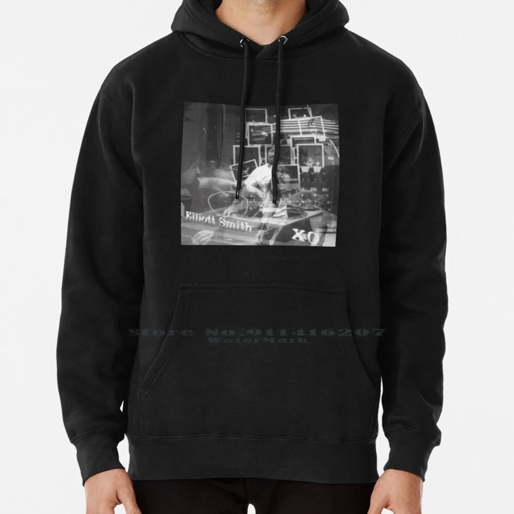 Elliott Smith Xo Felpa Con Cappuccio Maglione 6Xl Cotone Elliott Smith Xo O Songwriter Singer Indie Elliott Smiths Album Cover