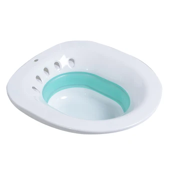 

Non Slip Toilet Sitz Bath Hemorrhoids Treatment Perineal Postpartum Care Pregnant Anti Overflow Portable Foldable Heat Resistant