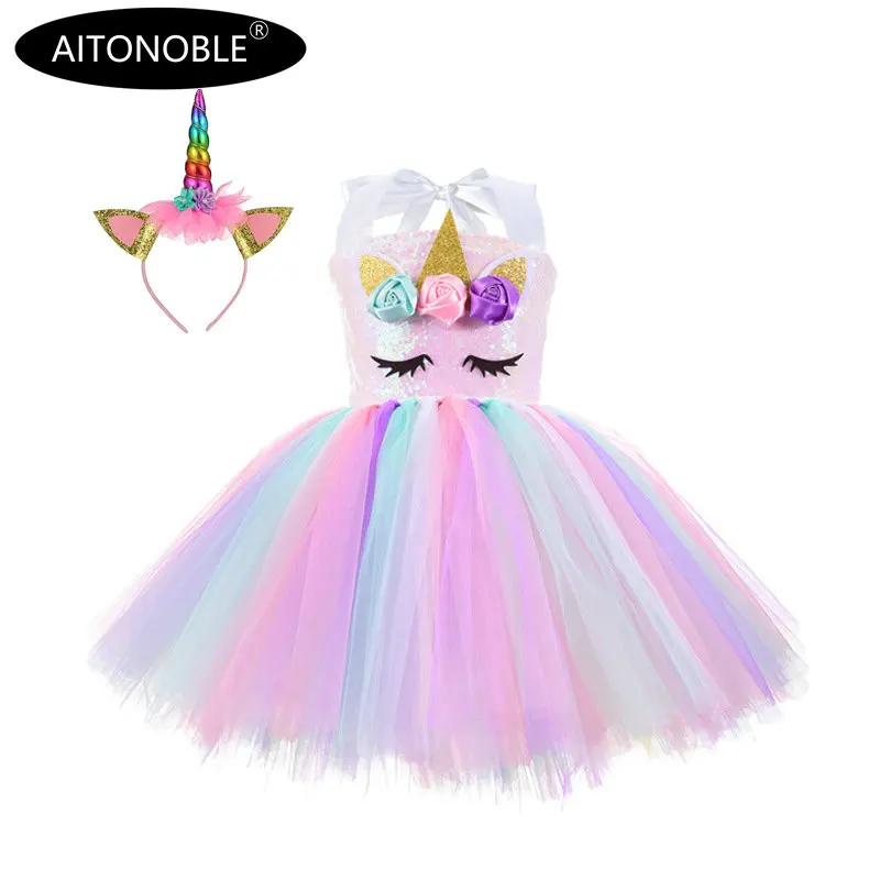 Aitonoble New Costume Child Cute Girls Costume Supergir Dress Girl's Dress Cosplay Halloween For Kids All Saints'