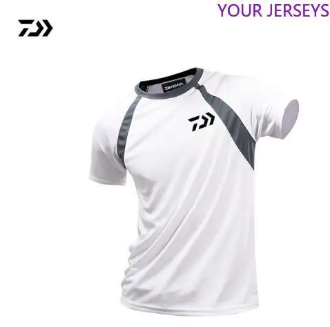 

DAIWA Clothing Fishing Clothes Summer Short Sleeve Quick Drying Sunscreen Breathable Tshirt Anti-UV Ultrathin DAWA Fishing Shirt