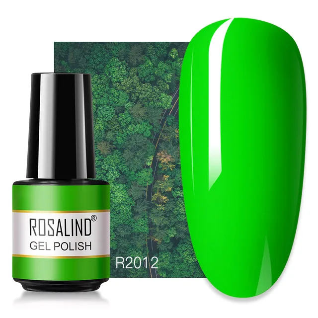 ROSALIND 7ML Nail Gel Polish Hybrid Varnishes All For Manicure Nails Art Base Top Coat UV Lamp Vernis Semi Permanent Varnishes RAR2012