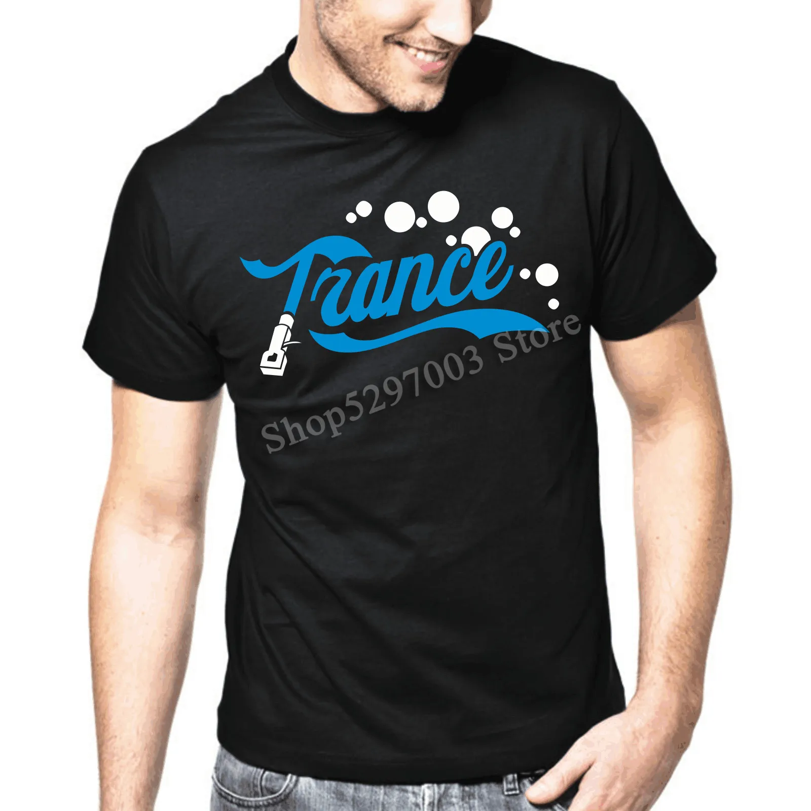 Trance Techno Electronic Music Rave Dj Vinyl Club Edm House Oldschool T-Shirt Cool Tops Tee Shirt | Мужская одежда