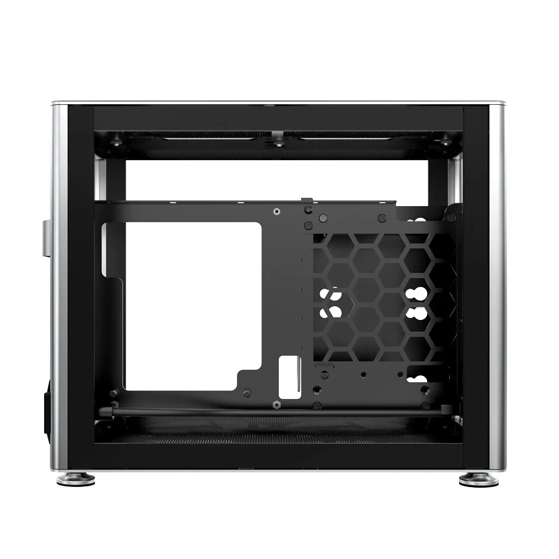 Jonsbo A4 серебристый A4S ITX шасси поддерживает 240 SFX-L с водяным охлаждением блок питания алюминиево-магниевый настольный компьютер