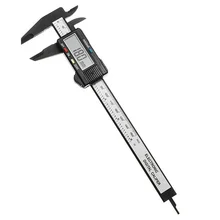 150mm 6 polegada lcd digital eletrônico vernier caliper calibre micrômetro ferramenta de medição pinça régua