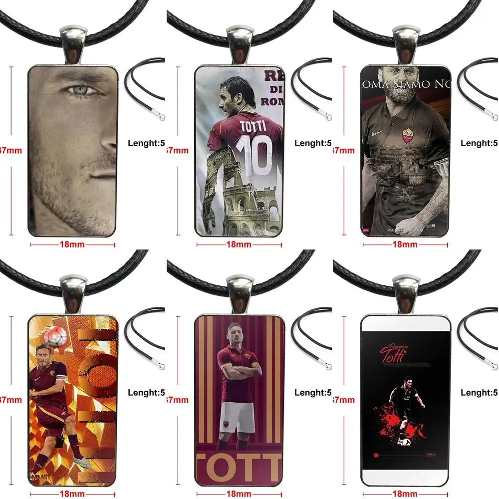 Glass Pendant Galaxy Necklace Women Steel Plated Necklaces Jewelry For Men Roma Francesco Totti | Украшения и аксессуары