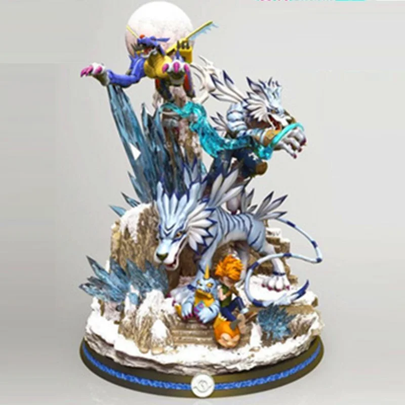 Digimon Приключения габумон гарурумон были гарурумон Смола Модель Статуя Фигурка Коллекция Модель игрушки подарок X4221