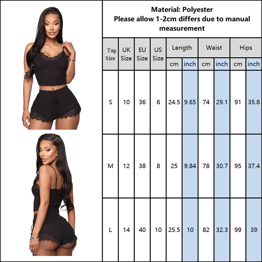 2020 Women Hot Shorts Women Fashion Summer Skinny Short Lace Elastic Waist Patchwork Casual Ladies Drawstring S-L Hot Shorts