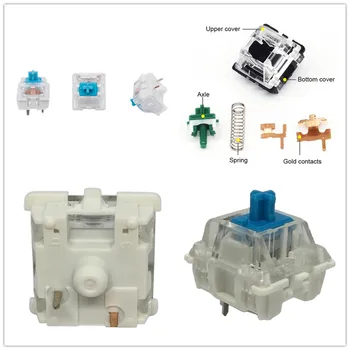 

1/5/10pcs Keyboard Switch Gaming Keyboards For Tablet Desktop Sticker Edition Mechanical Keyboard Switch Translucent Keycaps