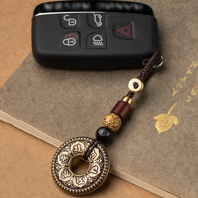 brass mantra luky ring rope pendant (9)