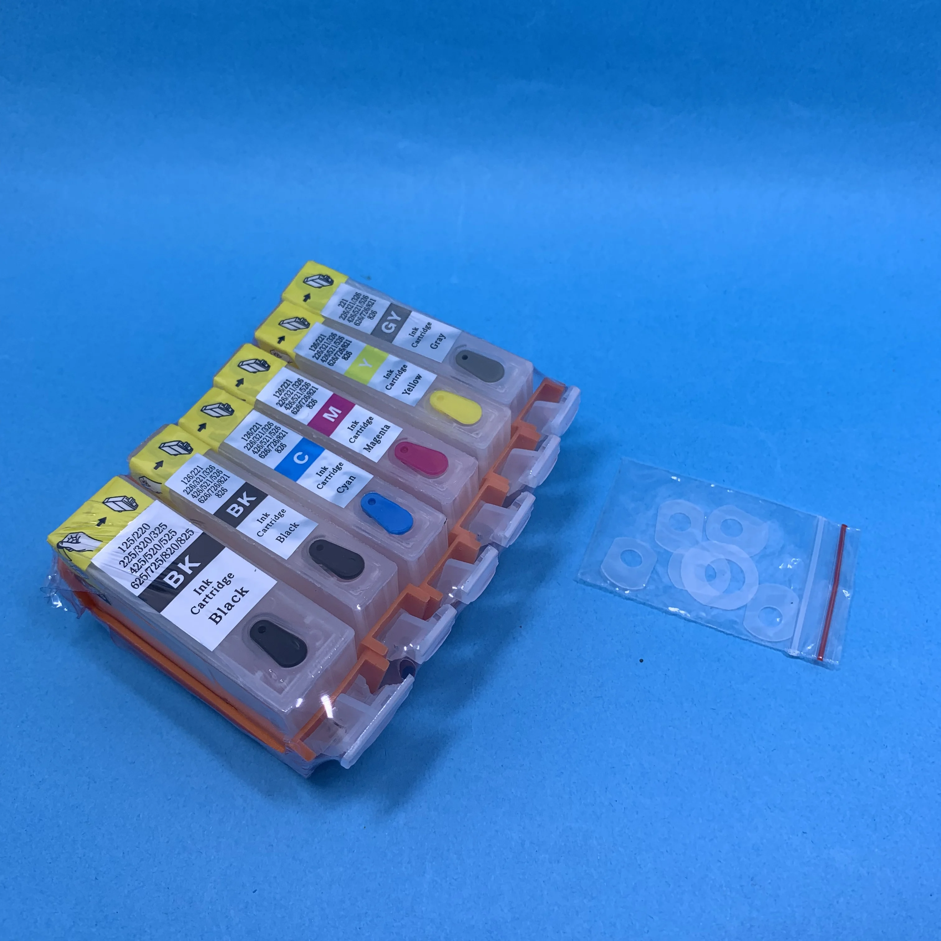 YOTAT 6 шт. пустой многоразовый PGI-525 CLI-526 картридж для принтера Canon PIXMA MG6150 MG8150 |