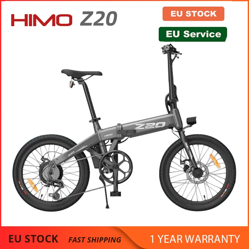 ЕС наличии HIMO Z20 Электрический велосипед 20 дюймов складной дизайн 100 кг 10AH е байка