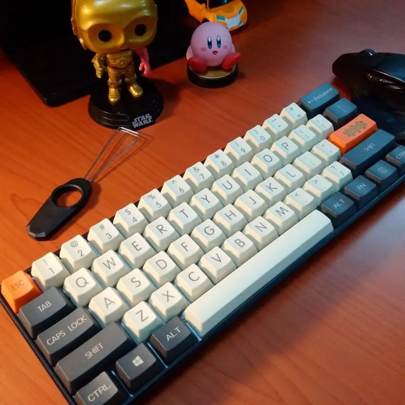 УГЛЕРОДНЫЙ ЦВЕТ 104+ 21 ключ лазерная резьба OEM профиль PBT для filco Cherry G80-3800 3850 3000 механическая клавиатура 83XB