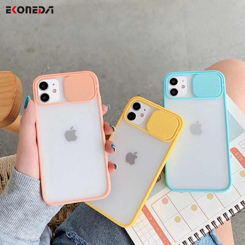 Чехол EKONEDA для телефона iPhone 11 защитный чехол объектива камеры карамельных цветов