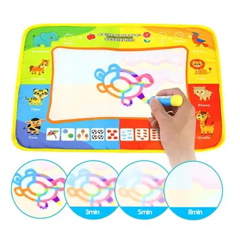 

Magic Water Drawing Toys Water Drawing Mat Coloring Mat Doodle Painting Board Non-toxic Drawing Board for Kids Toy Kids Gift