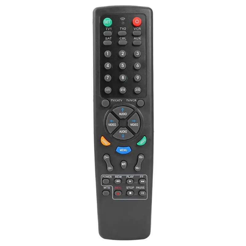 

URC11C-12A 6A 6 in 1 Universal Remote Control Device Omnipotent Multifunctional Stable Performance for TV DVD VCR SAT CD AUX
