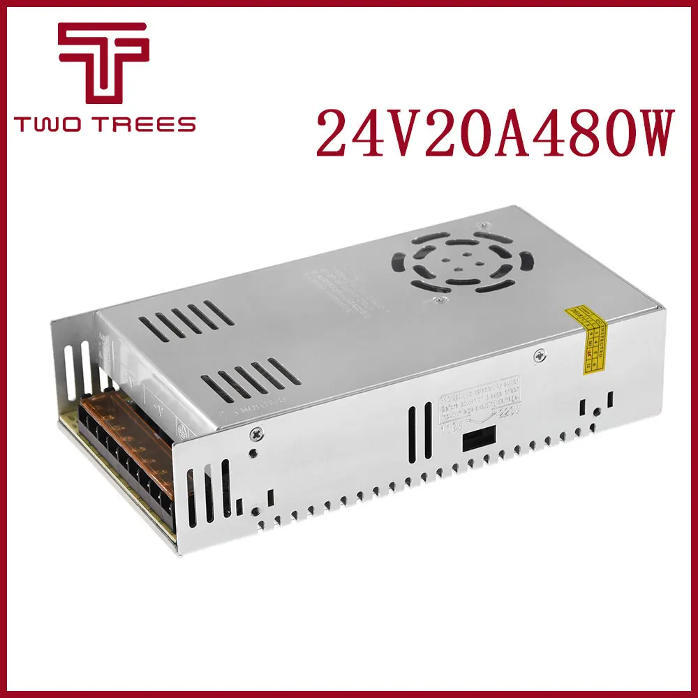 Новая модель 24V 20A 480W Драйвер импульсного источника питания для Светодиодный светильник полосы дисплей AC100-240V поставщик фабрики 24V20A
