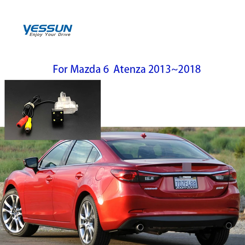 Yessun камера заднего вида для Mazda 6 Atenza 2013 ~ 2018 ночного видения HD/камера номерного