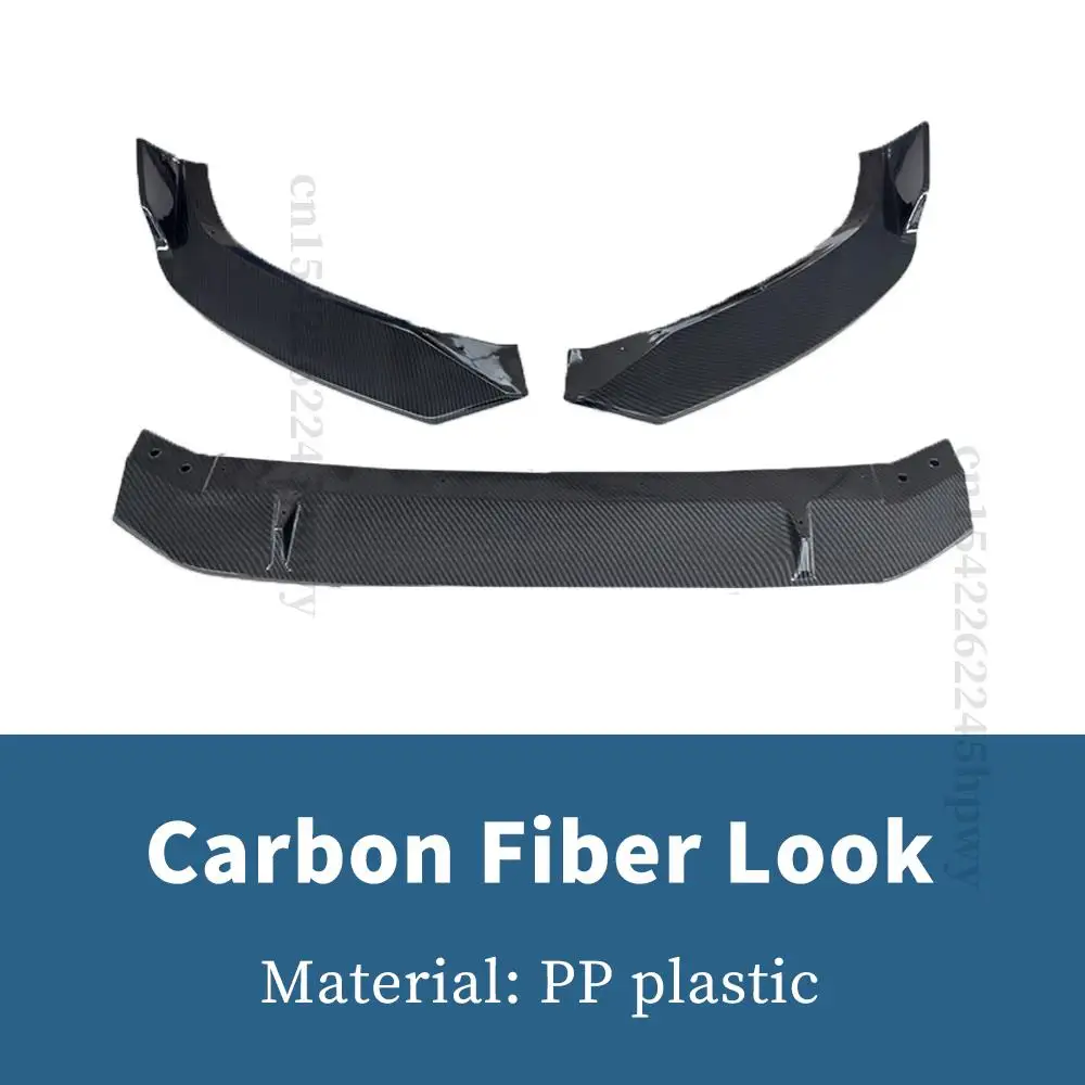 Carbon Look Lower Front Stoßstange Lippe Kinn Diffusor Spoiler Schutz Trim Styling Facelift Für Audi A4 B9 2017 2018 – Detail 9