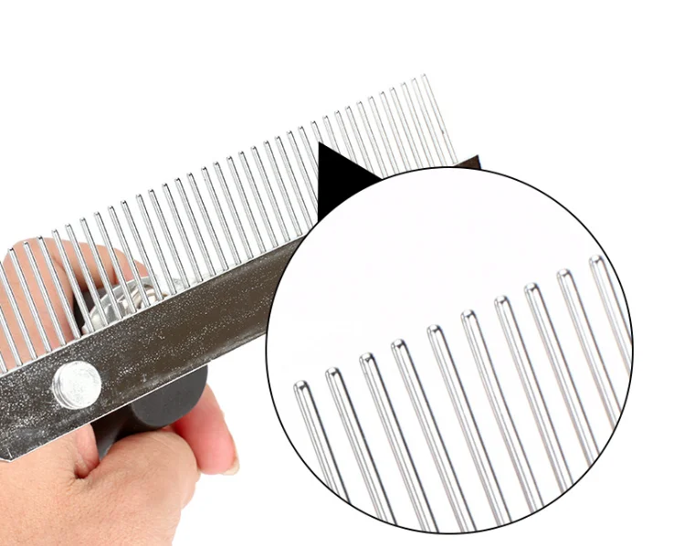 

pet comb Hair comb Plastic handle Nail comb Row comb Medium and large dogs Beauty Dog cleaning supplies Pet supplies