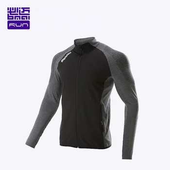 

BMAI Profession Men Windproof Sport Jacket Gym Running Clothing Breathable Fitness Elasticity Sportswear Long Sleeve Mens Jacket