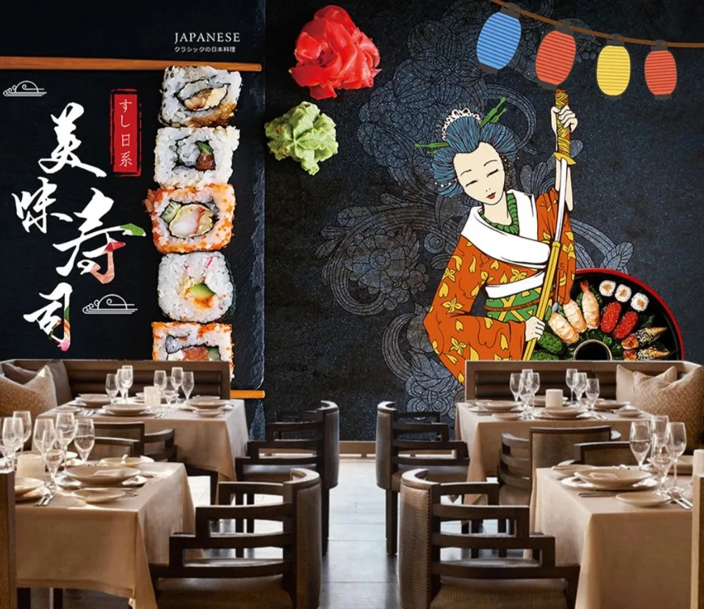 parede japonês restaurante clássico ferramentas fundo papéis decoração da sua casa