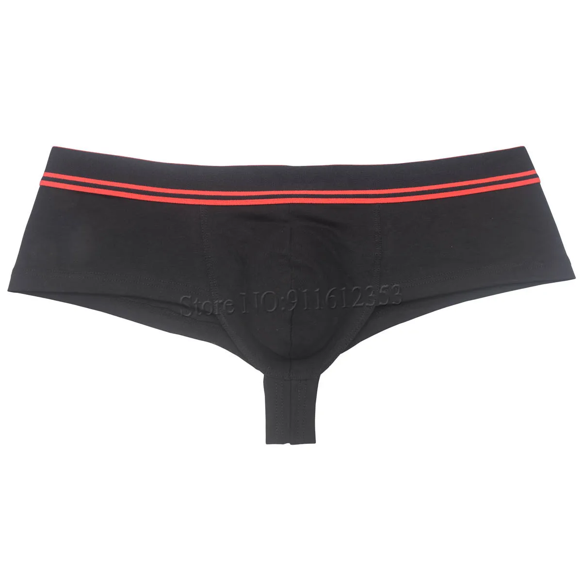 Men Cotton Cheeky Boxer Briefs Underwear Trunks Brazil Bikini Bottoms Men's Panties Male Skimpy Pouch Shorts