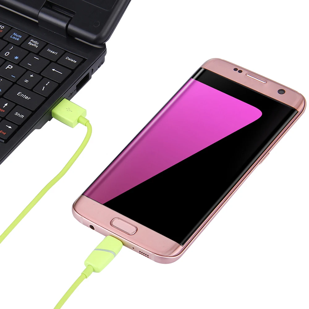 Микро-usb умный дыхательный светильник, кабель для передачи данных, прочный, не запутывается, микро USB кабель для зарядки для Android, samsung, Nokia, sony, huawei