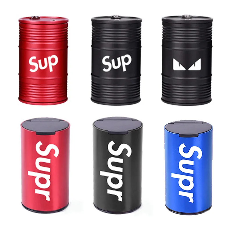 

Tide Brand Car Ashtray Creative Universal Car Water Cup Holder Car Ashtray With Cover Personality Trend Car Supplies