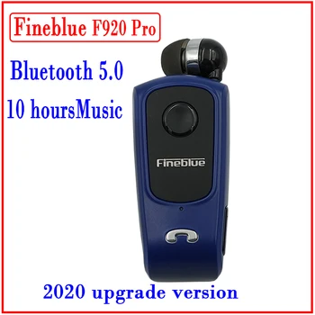 

F920 Pro Mini Wireless Retractable Portable Bluetooth Headset Calls Remind Vibration Wear Clip Sports Running Earphone
