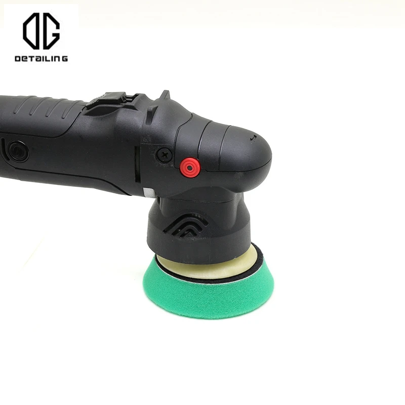 DETAILING Professional Car Care Tool 3 inch 8mm Mini Polisher with 6 pcs foam Buffing Pads