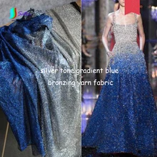 Серебристый тон градиентный Синий Сияющий бронзирующий тканевый фон для фотосъемки с золотыми мелкими блестками A0481F