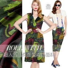 114 см шелковая ткань метр 14 мм устойчивая к морщинкам шелковая крепдешин ткань с принтом рубашка платье креп ткань оптом шелковая ткань