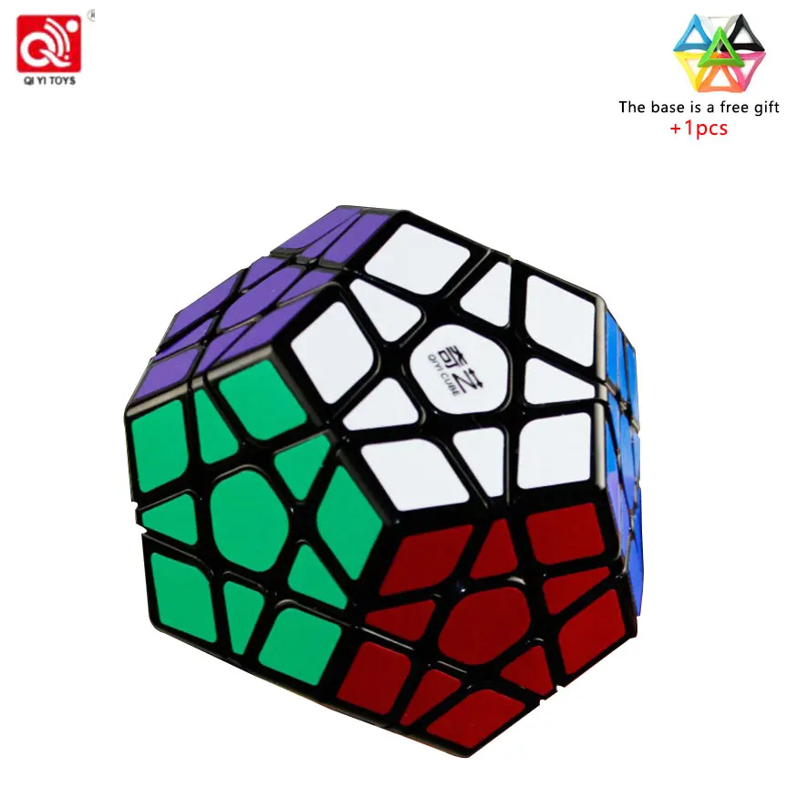 QIYI 3X3 Megaminxeds магический куб черно-белый скоростной Профессиональный 12 сторонний