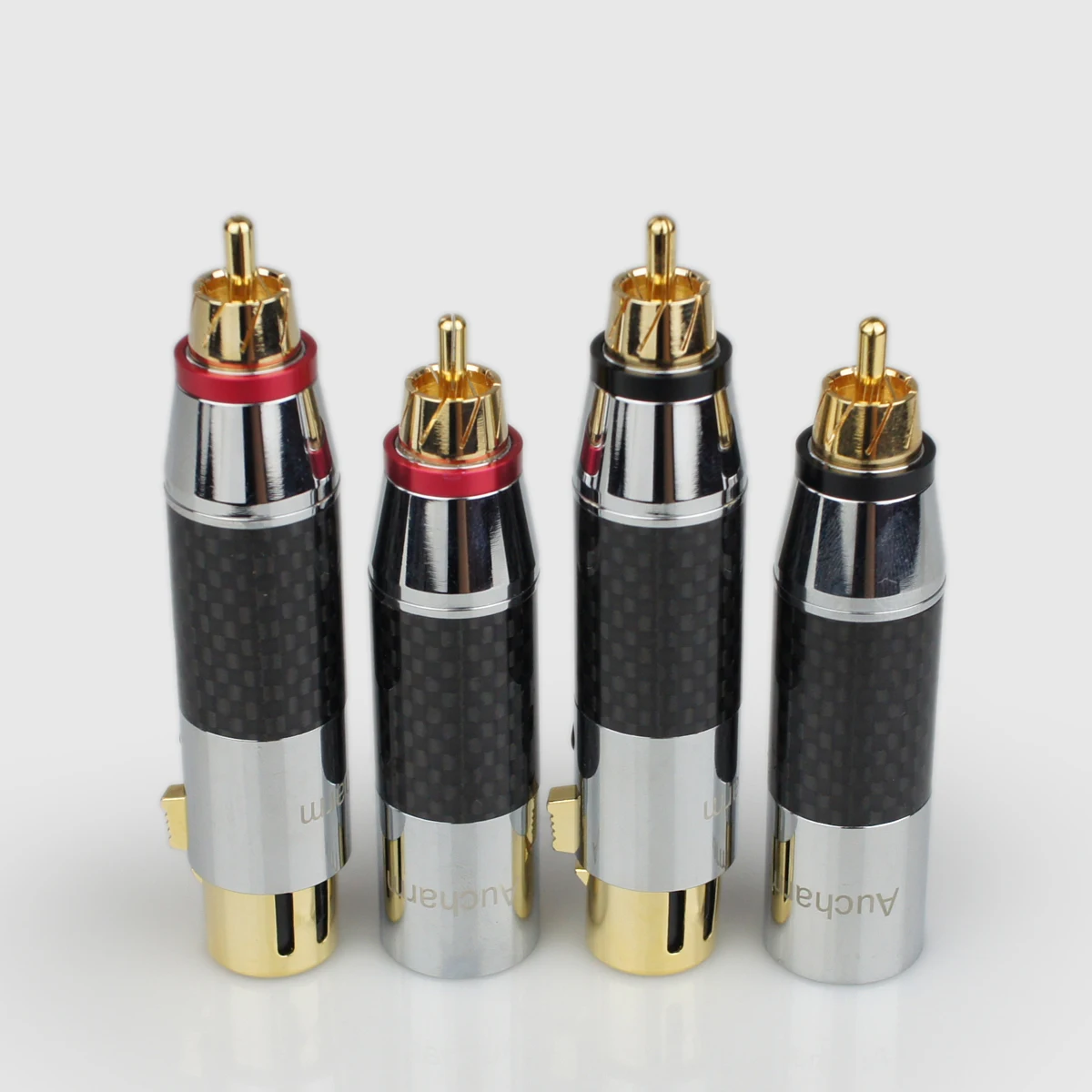 Позолоченный аудиоадаптер XLR 3 pin штекер/гнездо штекер RCA аудио адаптер конвертер